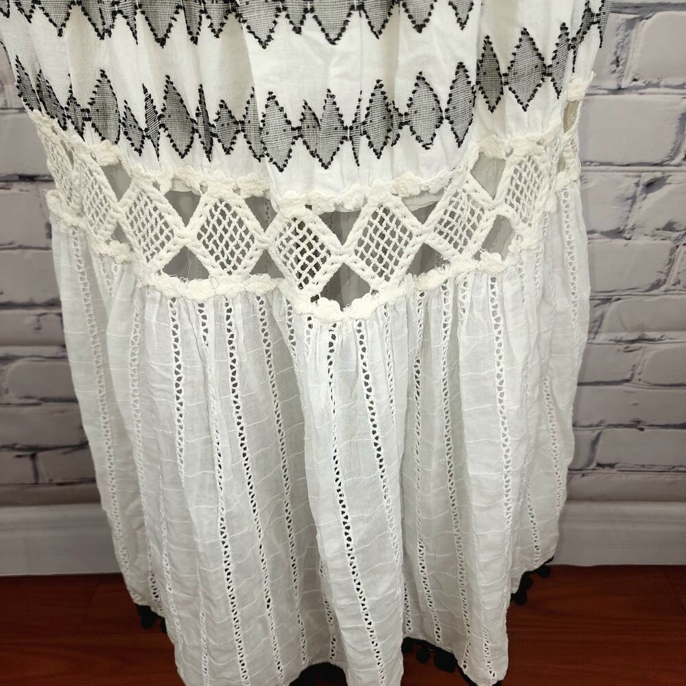 Barok Dress Women S/M Maxi Bohemian lagenlook Crochet Geometric Summer Boho Chic - Picture 4 of 8